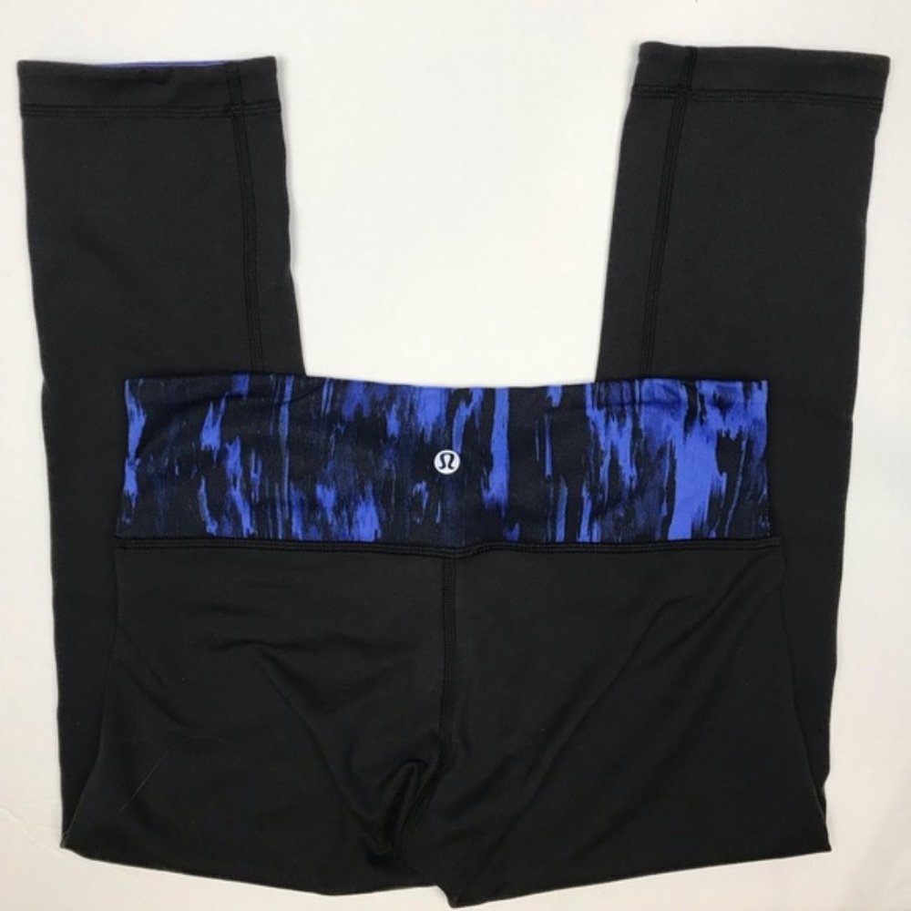 Lululemon Wunder Under Crop Leggings Reversible